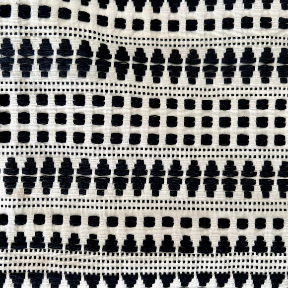 LOFT bohemian pencil skirt off-white and black size 2P - Picture 9 of 9